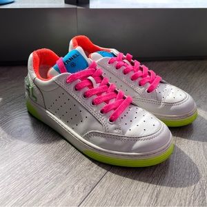 Chanel Calfskin Womens Logo Sneakers 38